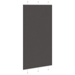 Berkfield Home Pleated Blind Black 105x200 cm Fabric Width 104.4 cm Polyester - thumbnail 4