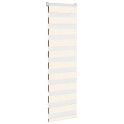 Berkfield Home Elegant Zebra Blind Marble Beige 40x150 cm Fabric Width 35.9 cm P