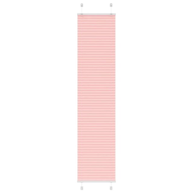 Berkfield Home Pleated Blind Pink 45x200 cm Fabric Width 44.4 cm Polyester - image 1