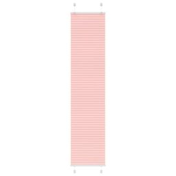 Berkfield Home Pleated Blind Pink 45x200 cm Fabric Width 44.4 cm Polyester