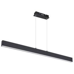 Netlighting Verena Bar Pendant Ceiling Light Matt Black LED 3000K - thumbnail 2