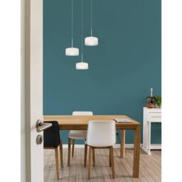 Netlighting Belinda Cluster Pendant White Matt Opal Glass Shade 3x LED 4000K - thumbnail 5