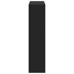 Berkfield Home Bookcase Black 100x33x135 cm Engineered Wood - Size: 100 x 33 x 135 cm - thumbnail 5