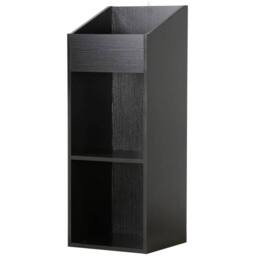 SPETLEK 2 Level Modern Vinyl Record Storage Box black - thumbnail 3