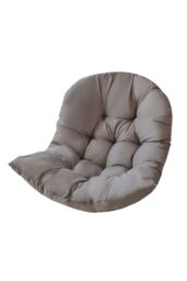 Living and Home 80cm W x 108cm H Hanging Egg Swing Chair Cushion Hanging Basket Cushion in Dark Grey - Size: 80 cm W x 108 cm H - thumbnail 6