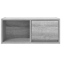 Berkfield Home TV Cabinet Grey Sonoma 60x31x25.5 cm Engineered Wood - thumbnail 6