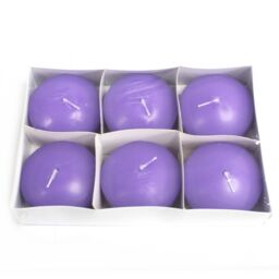 KDMD Large Floating Candle - Lilac - (Set of 3) in Purple - thumbnail 2