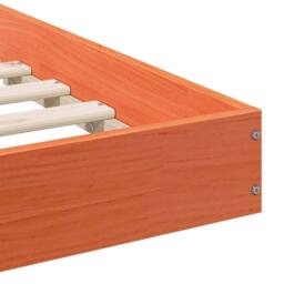 Berkfield Home Wax brown 135 x 190 cm Pine wood - thumbnail 8