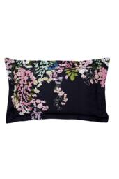Ted Baker 'Wisteria' Cotton Sateen Duvet Cover Set in Navy - Size: Super King - thumbnail 4
