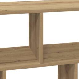 Berkfield Home Wall Shelf Artisian Oak 100x25x50 cm Engineered Wood in Brown - Size: 100 x 25 x 50 cm - thumbnail 8