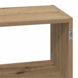 Berkfield Home Wall Shelf Artisian Oak 100x25x50 cm Engineered Wood in Brown - Size: 100 x 25 x 50 cm - thumbnail 9