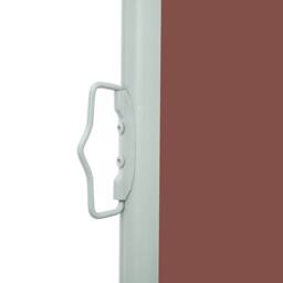 Berkfield Home Patio Retractable Side Awning 160 x 300 cm Brown - thumbnail 7