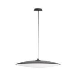 Netlighting Slim LED Pendant 46cm Round 50W LED 3000K 4300lm Black 3yrs Warranty - thumbnail 1