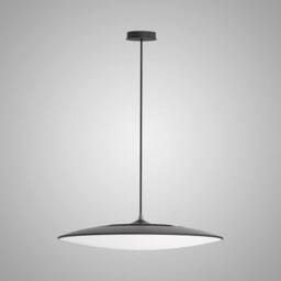 Netlighting Slim LED Pendant 46cm Round 50W LED 3000K 4300lm Black 3yrs Warranty - thumbnail 2