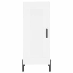 Berkfield Home Highboard White 34.5x34x180 cm Engineered Wood - thumbnail 8