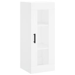 Berkfield Home Highboard White 34.5x34x180 cm Engineered Wood - thumbnail 5