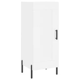 Berkfield Home Highboard White 34.5x34x180 cm Engineered Wood - thumbnail 7
