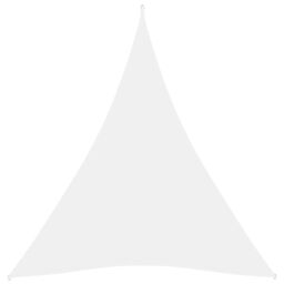 Berkfield Home Sunshade Sail Oxford Fabric Triangular 4x5x5 m White - thumbnail 1