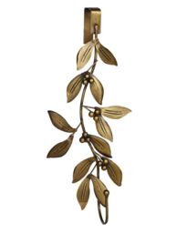 Dibor Gold Finish Olive Over Door Christmas Decoration Wreath Hanger Hook - thumbnail 4