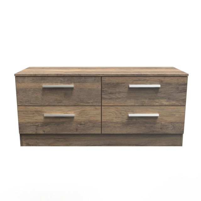Ready Assembled 2 U Trent 4 Drawer Bed Box (Ready Assembled) in Dark Brown - image 1