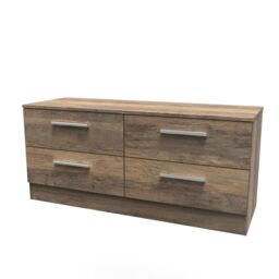 Ready Assembled 2 U Trent 4 Drawer Bed Box (Ready Assembled) in Dark Brown - thumbnail 3