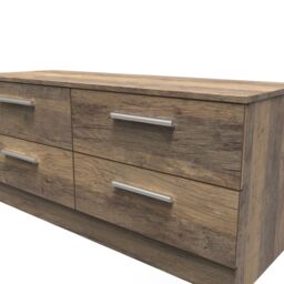 Ready Assembled 2 U Trent 4 Drawer Bed Box (Ready Assembled) in Dark Brown - thumbnail 4