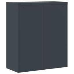 Berkfield Home File Cabinet Anthracite 90x40x105 cm Steel in Black - Size: 90 x 40 x 105 cm - thumbnail 6