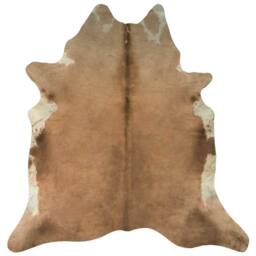Berkfield Home Real Cow Hide Rug Brown & White 150x170 cm - Size: 100 cm diameter - thumbnail 5