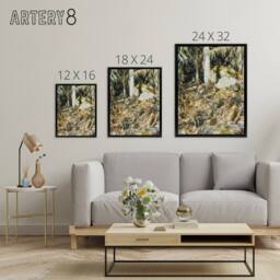 "Artery8 Il Solitario The Hermit in the Forest Sargent Framed Canvas Wall Art - Size: W18"" x H24""" - thumbnail 4