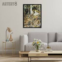 "Artery8 Il Solitario The Hermit in the Forest Sargent Framed Canvas Wall Art - Size: W18"" x H24""" - thumbnail 3