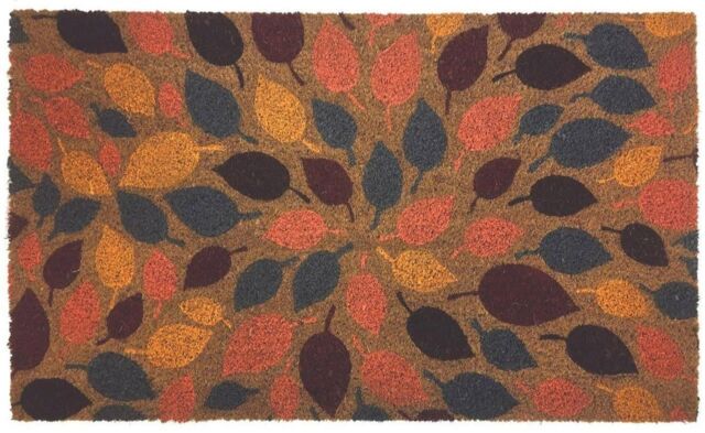 THE RUGS Coir Doormat Gainsborough Leaves 45x75 cm - Size: 45 cm x 75 cm - image 1