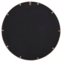 Berkfield Home Garden Mirror Sand 60x4 cm Iron Round for Outdoor Use in Beige - thumbnail 4