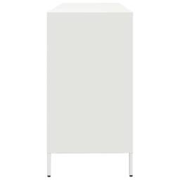 Berkfield Home Sideboard White 135x39x73.5 cm Cold-rolled Steel - thumbnail 6