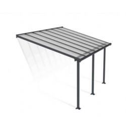Palram Patio Cover Olympia 3 x 4.25 Clear - L425 x W300 x H305 cm - Grey - thumbnail 1