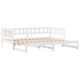 Berkfield Home Daybed with Trundle & Drawers without Mattress White 90x190 cm Single - thumbnail 5