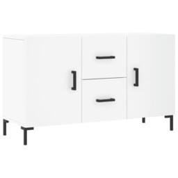 Berkfield Home Sideboard White 100x36x60 cm Engineered Wood - Size: 100 x 36 x 60 cm - thumbnail 1
