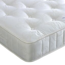 Bedmaster Berrington 1200 Pocket Sprung Natural Mattress in White - Size: Double - thumbnail 1