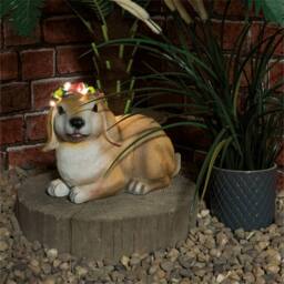 St Helens Female Rabbit with Light Up Headband in Brown - thumbnail 1