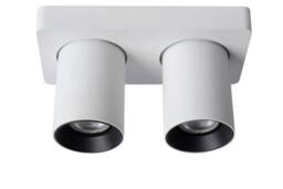 Lucide 'NIGEL' Dimmable Stylish Decorative Indoor LED Ceiling Spotlight GU10 in White - thumbnail 2
