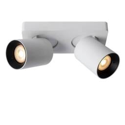 Lucide 'NIGEL' Dimmable Stylish Decorative Indoor LED Ceiling Spotlight GU10 in White - thumbnail 3