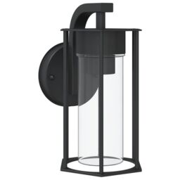 Berkfield Home Outdoor Wall Light Black Stainless Steel - thumbnail 2