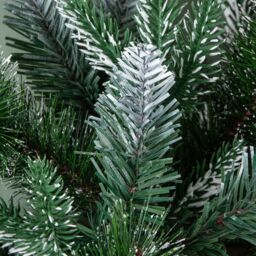 Samuel Alexander 1.8m (6ft) New Jersey Christmas Garland with Red Berries Pinecones & Snow Tipped PVC Branches in Green - thumbnail 7