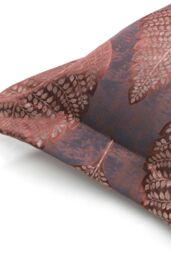 Prestigious Textiles Treasure Jacquard Oxford Trimmed Cushion in Orange - Size: 50 cm x 50 cm - thumbnail 3