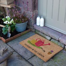 Artsy Mats Probably In The Garden Doormat (60 x 40cm) in Brown - Size: 40 cm x 60 cm - thumbnail 3