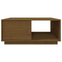 Berkfield Home Coffee Table Honey Brown 80x50x35.5 cm Solid Wood Pine - thumbnail 6