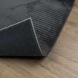 Berkfield Home Rug IZA Short Pile Scandinavian Look Anthracite 120x170 cm in Black - Size: Medium - thumbnail 5