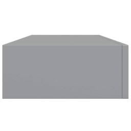 Berkfield Home Elegant Wall-mounted Drawer Shelves 2 pcs Grey 60x23.5x10cm MDF - Size: 60x23.5x10 cm - thumbnail 8