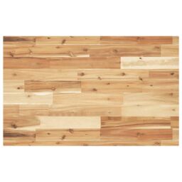 Berkfield Home Desk Top Oil Finished 120x50x4 cm Solid Wood Acacia in Brown - Size: 120 x 50 x 4 cm - thumbnail 1