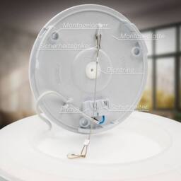 BRILONER White LED Ceiling Light Slim Neutral Lamp 22W 3000lm Hallway 420mm - thumbnail 7