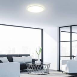 BRILONER White LED Ceiling Light Slim Neutral Lamp 22W 3000lm Hallway 420mm - thumbnail 4